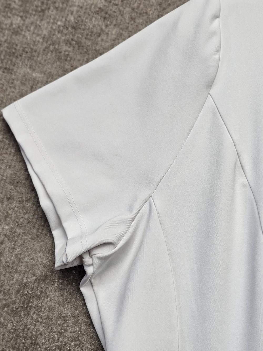 Cotton On Body White Front Zip Dress L Minimalist Fit Flare - Picture 4 of 12
